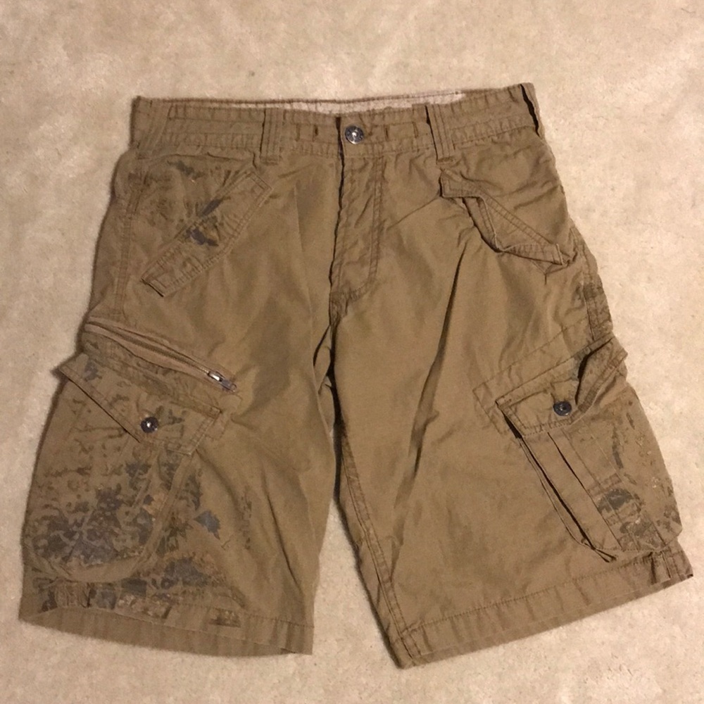 Guess khaki cargo shorts